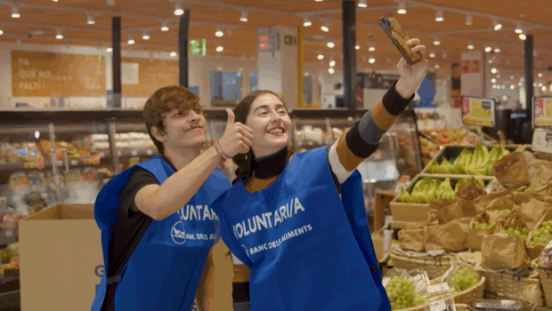 Donacions econòmiques al súpermercat